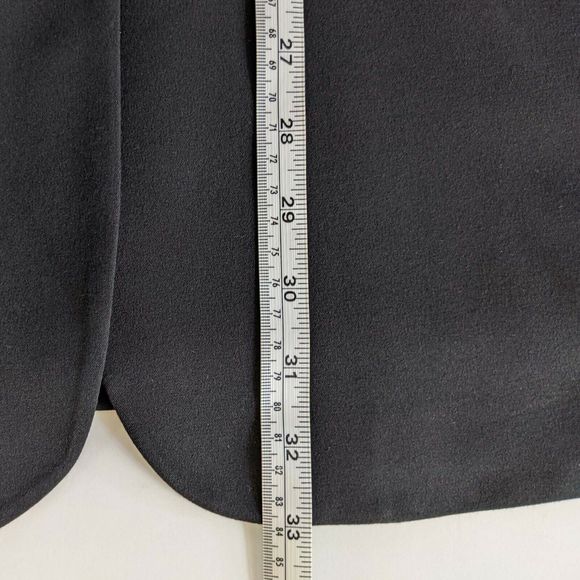 Vintage DKNY Black Rayon Blend Long Cut Women's Size 16W Blazer Jacket - Picture 8 of 8